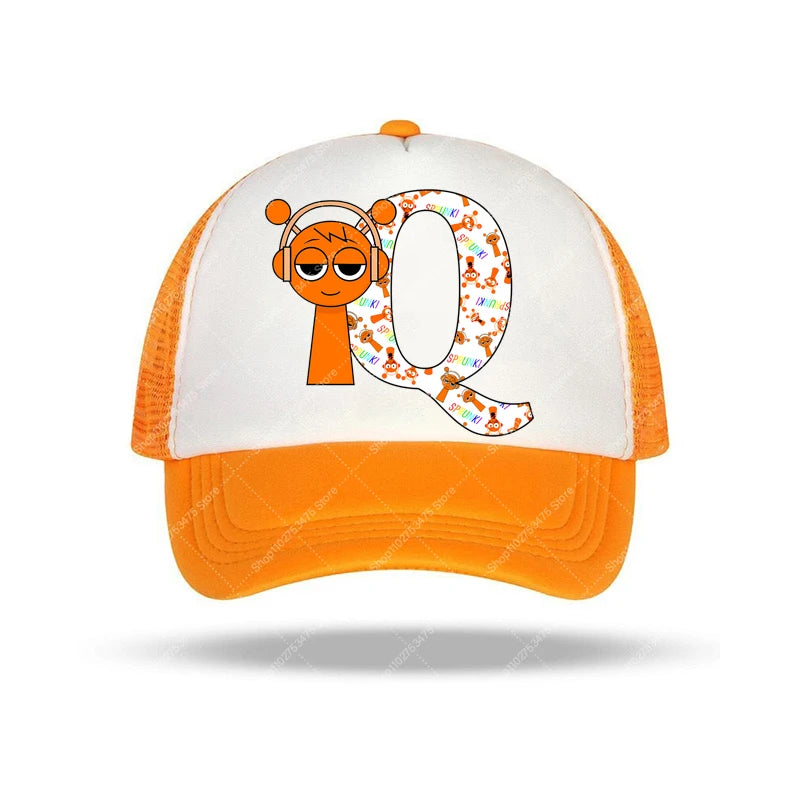Sprunki Kids Cute Baseball Cap Children Cartoon Hats Boy Girl Anime Fashion Caps Summer Casual Hat Accessories Sunbonnet Gifts