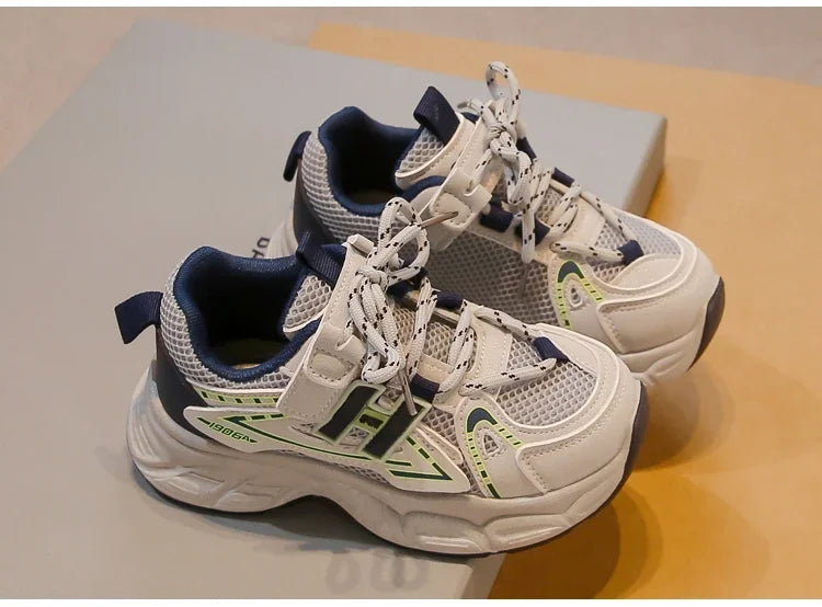 Boys & Girls Fashion Casual Sneakers Kids Flat Baby Toddler Outdoor Shoes Kids Trend Chic Running Shoes Basketball Shoes