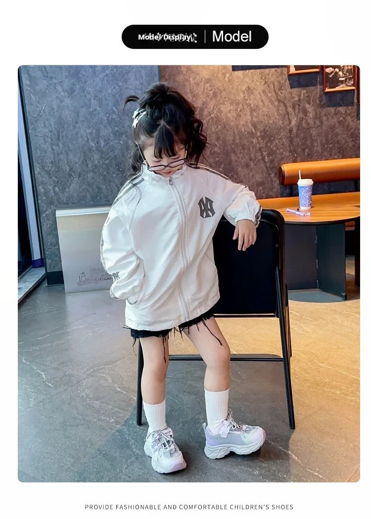 Boys & Girls Fashion Casual Sneakers Kids Flat Baby Toddler Outdoor Shoes Kids Trend Chic Running Shoes Basketball Shoes