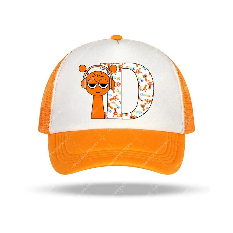 Sprunki Kids Cute Baseball Cap Children Cartoon Hats Boy Girl Anime Fashion Caps Summer Casual Hat Accessories Sunbonnet Gifts