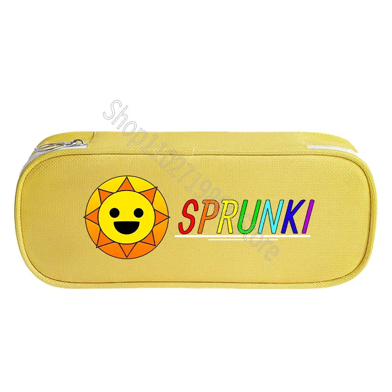 Sprunki Incredibox Cute Stationery Fashion Pencil Cases Cartoon Anime Game Print Bags School Office Supplies Pen Bag Party Gifts