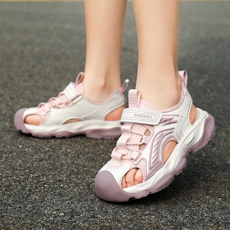 Kids Sandals Breathable Sports Shoes Anti-slip Covered Toe Summer New Arrival Children's Footwear Comfortable Lightweight