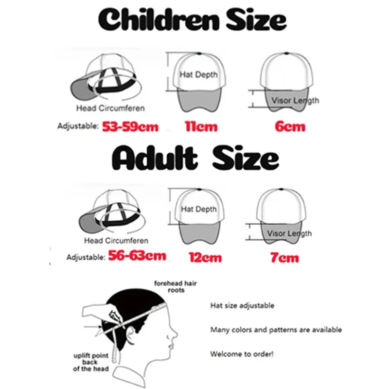 Sprunki Kids Cute Baseball Cap Children Cartoon Hats Boy Girl Anime Fashion Caps Summer Casual Hat Accessories Sunbonnet Gifts