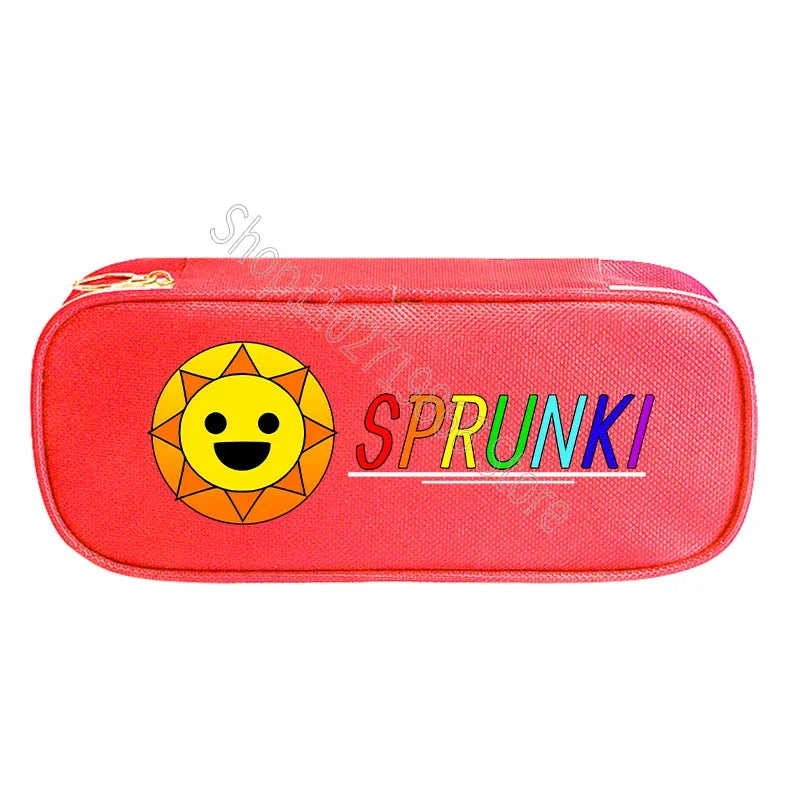 Sprunki Incredibox Cute Stationery Fashion Pencil Cases Cartoon Anime Game Print Bags School Office Supplies Pen Bag Party Gifts
