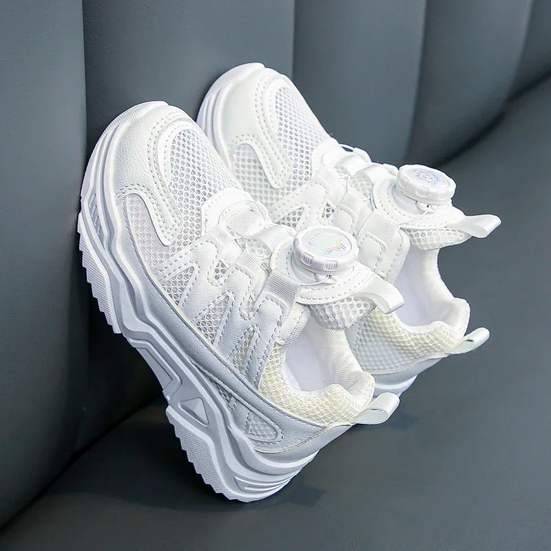 Kids Shoes for Boy New Running Versatile Girls Fashion Sneakers White Classic Trend Children Causal Basketball Shoes Breathable