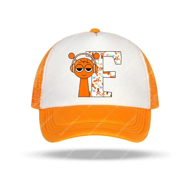 Sprunki Kids Cute Baseball Cap Children Cartoon Hats Boy Girl Anime Fashion Caps Summer Casual Hat Accessories Sunbonnet Gifts