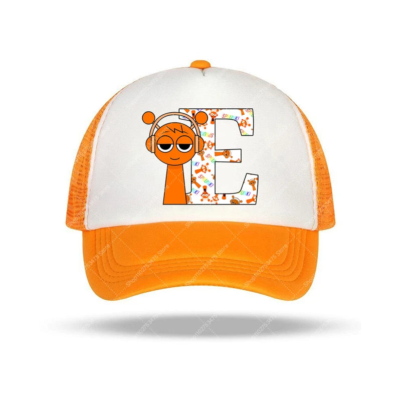 Sprunki Kids Cute Baseball Cap Children Cartoon Hats Boy Girl Anime Fashion Caps Summer Casual Hat Accessories Sunbonnet Gifts