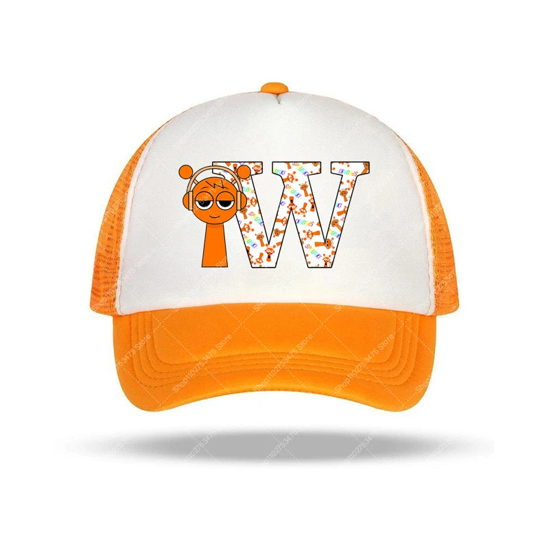 Sprunki Kids Cute Baseball Cap Children Cartoon Hats Boy Girl Anime Fashion Caps Summer Casual Hat Accessories Sunbonnet Gifts