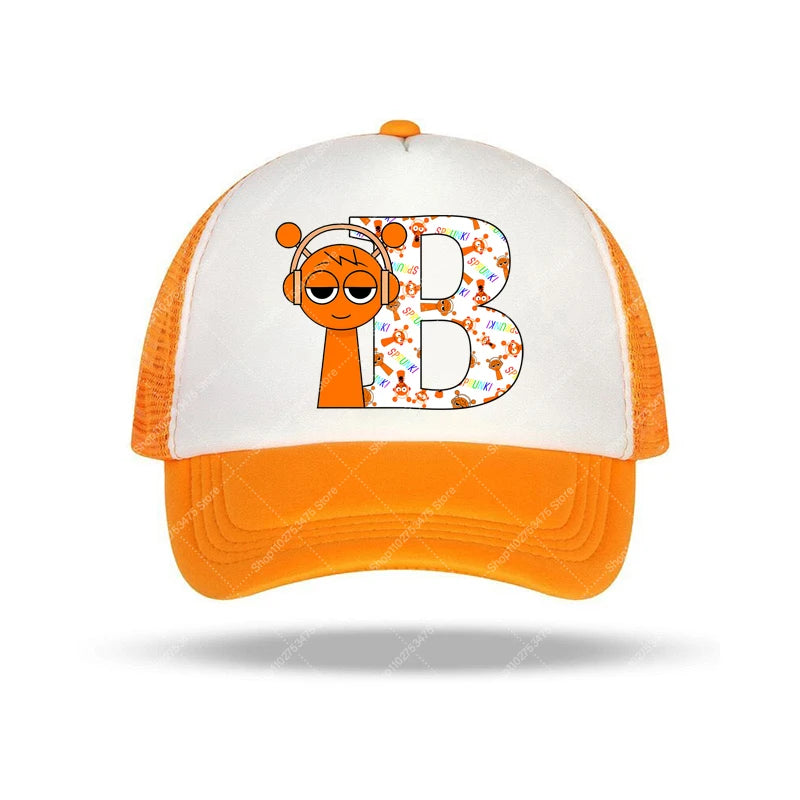 Sprunki Kids Cute Baseball Cap Children Cartoon Hats Boy Girl Anime Fashion Caps Summer Casual Hat Accessories Sunbonnet Gifts