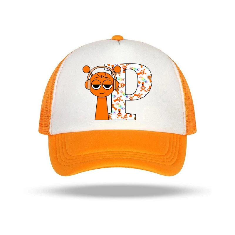 Sprunki Kids Cute Baseball Cap Children Cartoon Hats Boy Girl Anime Fashion Caps Summer Casual Hat Accessories Sunbonnet Gifts