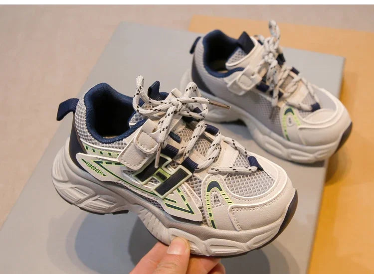 Boys & Girls Fashion Casual Sneakers Kids Flat Baby Toddler Outdoor Shoes Kids Trend Chic Running Shoes Basketball Shoes