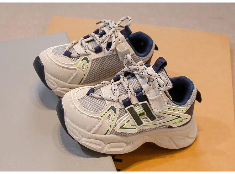 Boys & Girls Fashion Casual Sneakers Kids Flat Baby Toddler Outdoor Shoes Kids Trend Chic Running Shoes Basketball Shoes