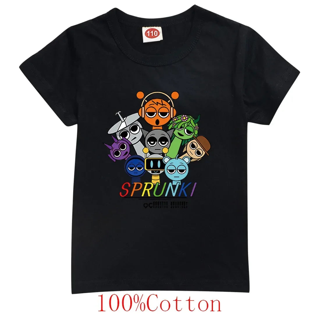 Spurki Horror Game Incrediblebox Printed Children's Short Sleeve T-shirt Summer Fashion Kid Tshirt Baby Tee Top Boy Girl Clothes