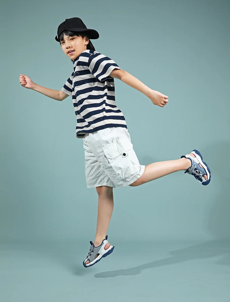 Kids Sandals Breathable Sports Shoes Anti-slip Covered Toe Summer New Arrival Children's Footwear Comfortable Lightweight