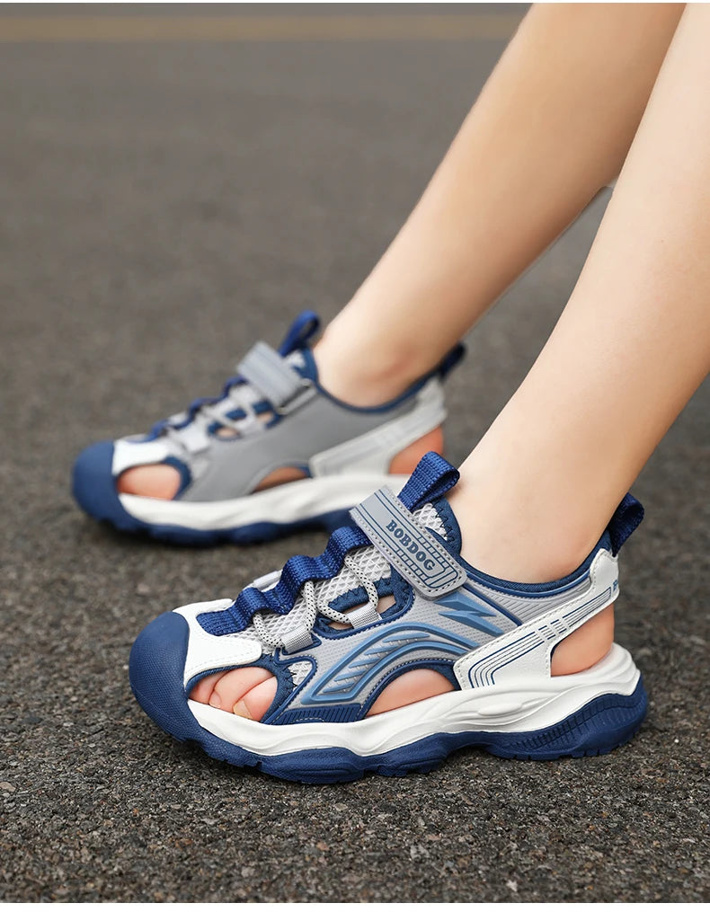 Kids Sandals Breathable Sports Shoes Anti-slip Covered Toe Summer New Arrival Children's Footwear Comfortable Lightweight