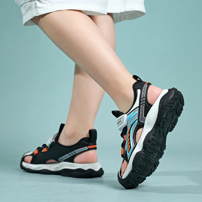 Kids Sandals Breathable Sports Shoes Anti-slip Covered Toe Summer New Arrival Children's Footwear Comfortable Lightweight