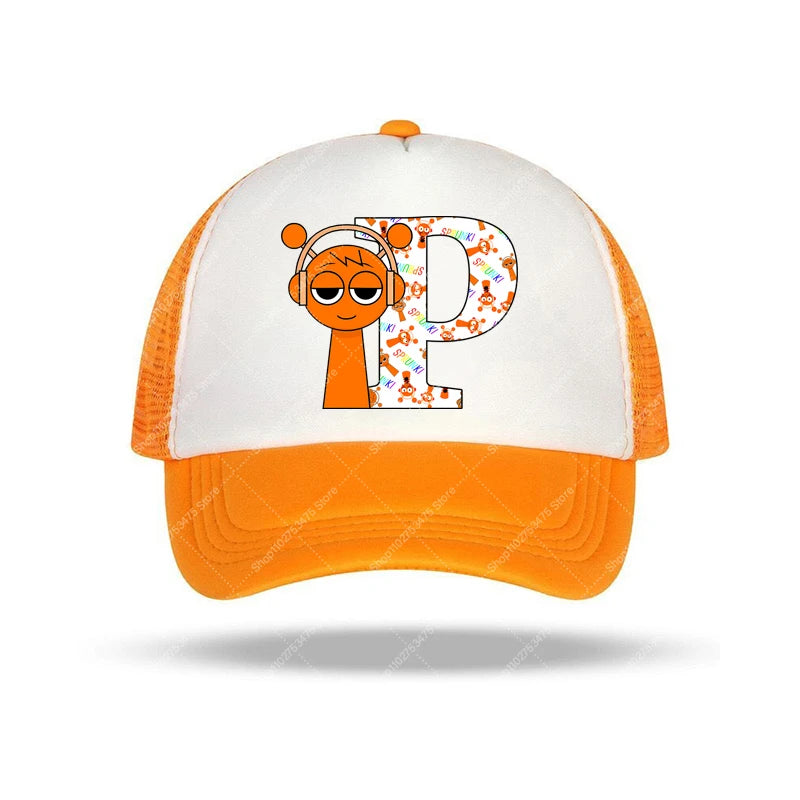Sprunki Kids Cute Baseball Cap Children Cartoon Hats Boy Girl Anime Fashion Caps Summer Casual Hat Accessories Sunbonnet Gifts