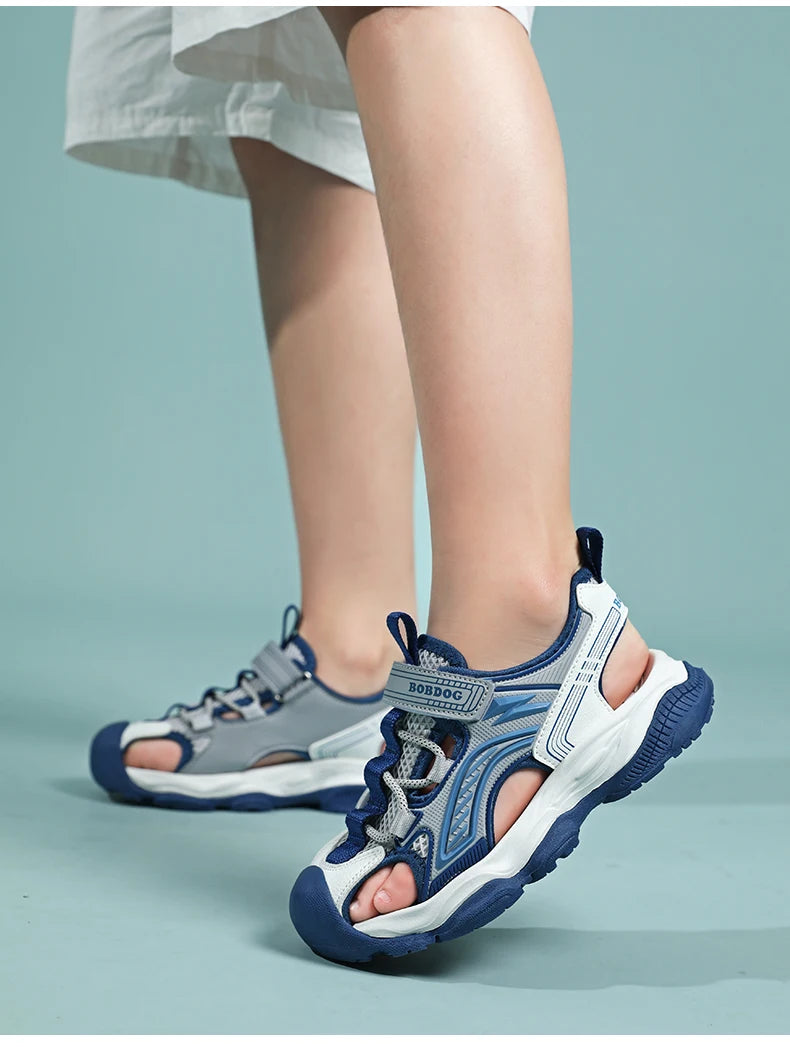 Kids Sandals Breathable Sports Shoes Anti-slip Covered Toe Summer New Arrival Children's Footwear Comfortable Lightweight