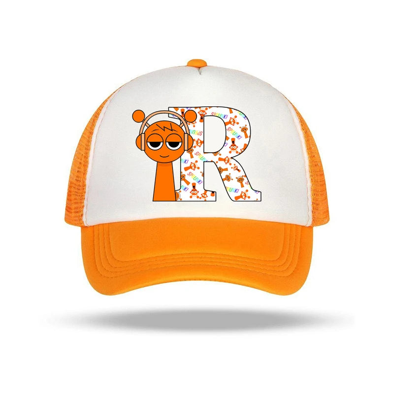 Sprunki Kids Cute Baseball Cap Children Cartoon Hats Boy Girl Anime Fashion Caps Summer Casual Hat Accessories Sunbonnet Gifts