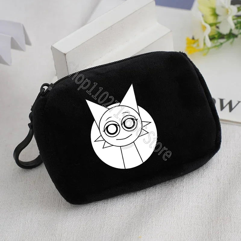 Sprunki Wallet Incredibox Cute Purse Cartoon Game Print Coin Purses Portable Large Capacity Fashion Wallets Birthday Party Gifts