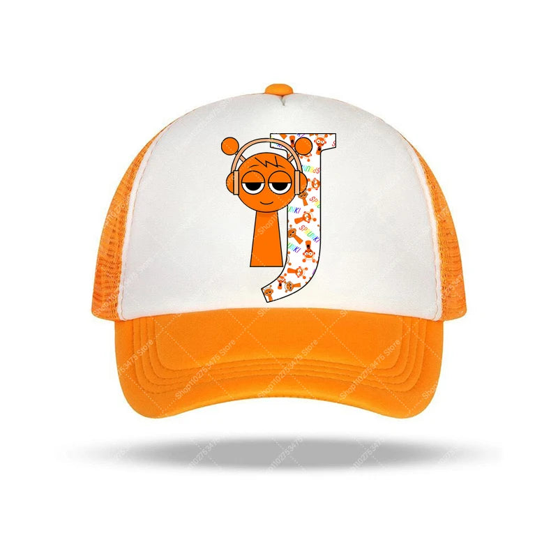 Sprunki Kids Cute Baseball Cap Children Cartoon Hats Boy Girl Anime Fashion Caps Summer Casual Hat Accessories Sunbonnet Gifts