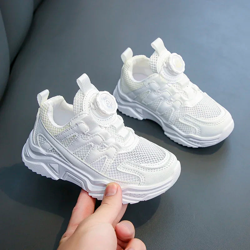 Kids Shoes for Boy New Running Versatile Girls Fashion Sneakers White Classic Trend Children Causal Basketball Shoes Breathable