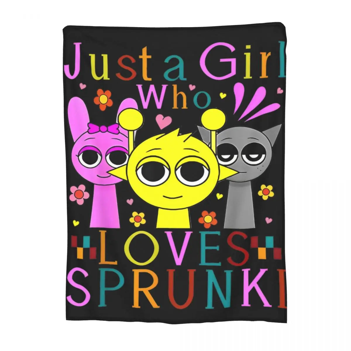 Sprunki Blanket Super Soft Warm Throw Blankets for Sofa Multiple Sizes Bedspreads