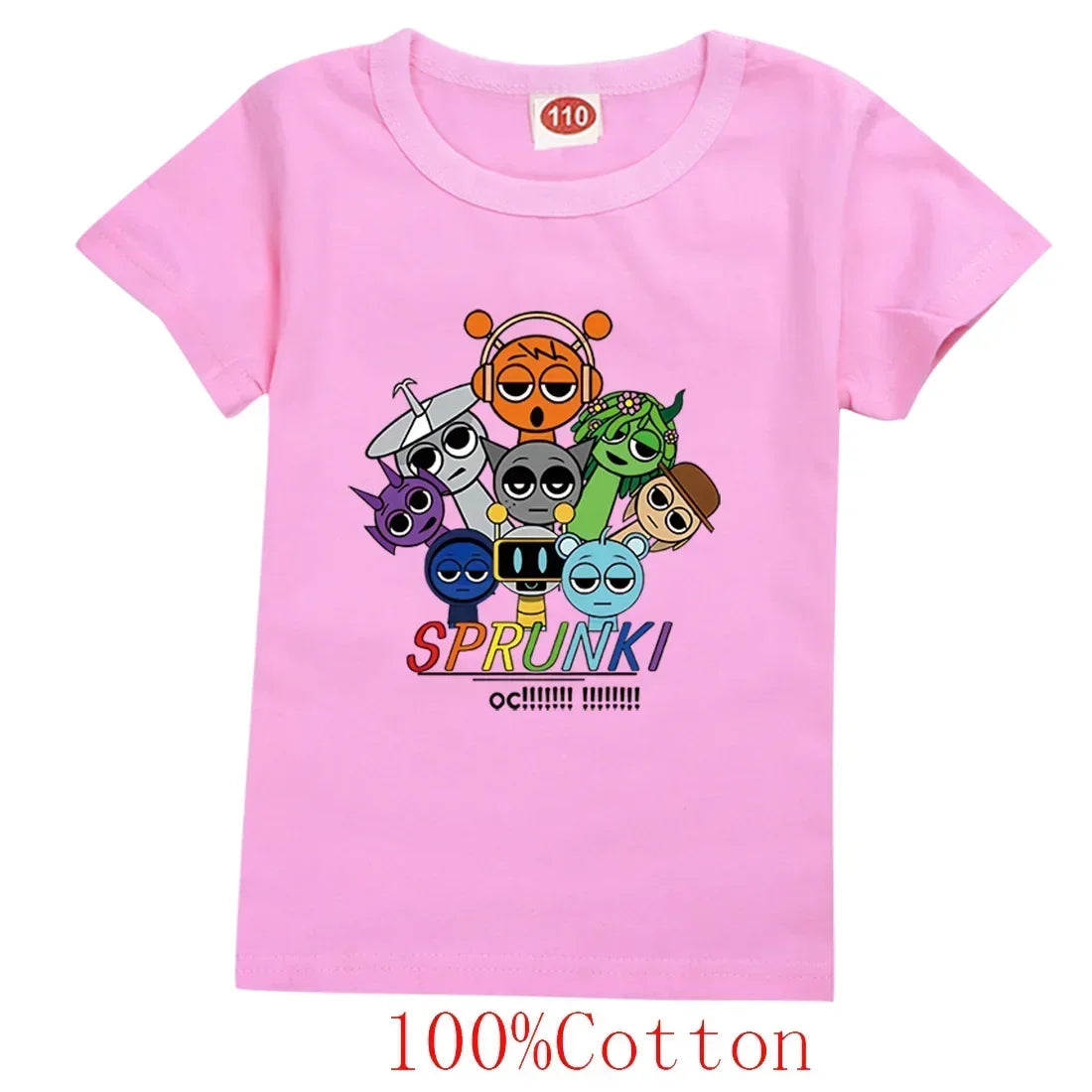 Spurki Horror Game Incrediblebox Printed Children's Short Sleeve T-shirt Summer Fashion Kid Tshirt Baby Tee Top Boy Girl Clothes