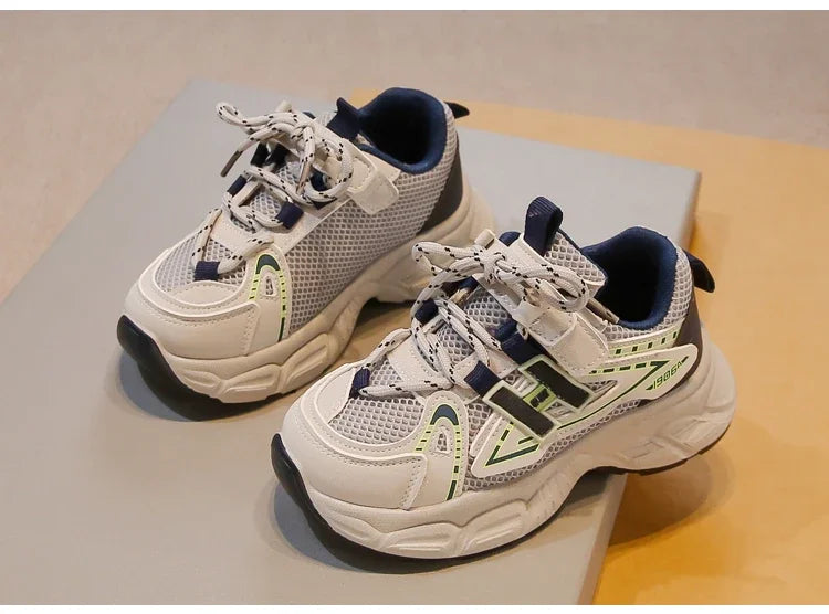 Boys & Girls Fashion Casual Sneakers Kids Flat Baby Toddler Outdoor Shoes Kids Trend Chic Running Shoes Basketball Shoes