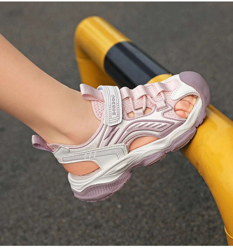 Kids Sandals Breathable Sports Shoes Anti-slip Covered Toe Summer New Arrival Children's Footwear Comfortable Lightweight