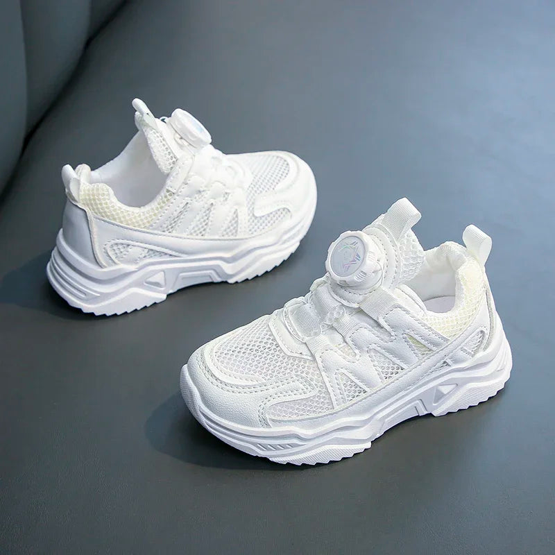 Kids Shoes for Boy New Running Versatile Girls Fashion Sneakers White Classic Trend Children Causal Basketball Shoes Breathable