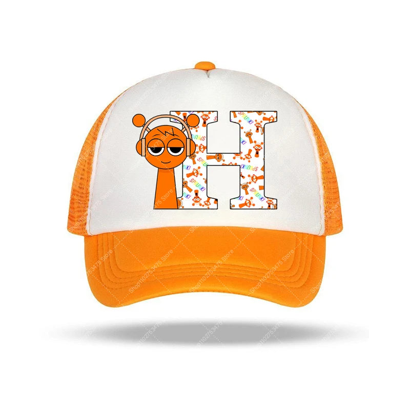Sprunki Kids Cute Baseball Cap Children Cartoon Hats Boy Girl Anime Fashion Caps Summer Casual Hat Accessories Sunbonnet Gifts