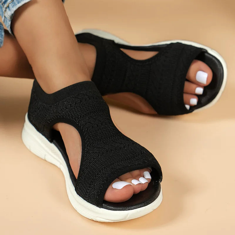 Women's Shoes Summer 2024 Comfort Casual Sport Sandals Women Beach Wedge Sandals Women Platform Sandals Roman Sandals Plus Size