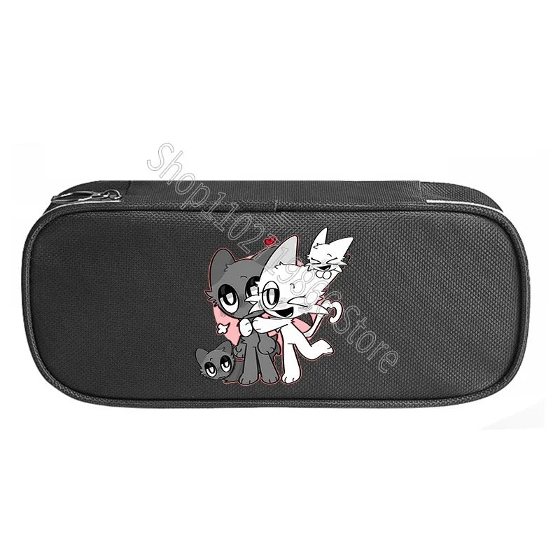 Sprunki Incredibox Cute Stationery Fashion Pencil Cases Cartoon Anime Game Print Bags School Office Supplies Pen Bag Party Gifts