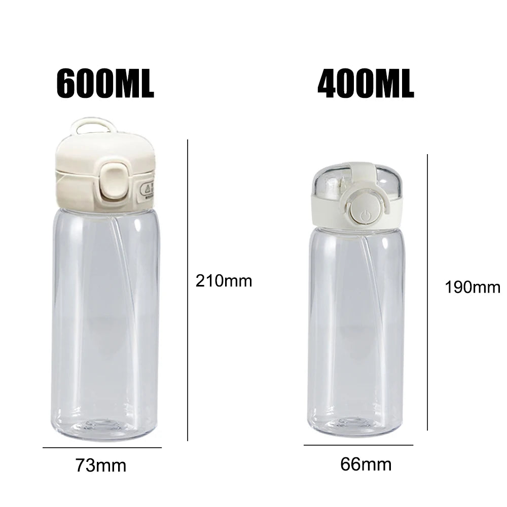 Sprunki Incredibox Cartoon 400ML/600ML Game Drinking Water Cup Childrens Transparent with Straw Bottle Large capacity Gifts