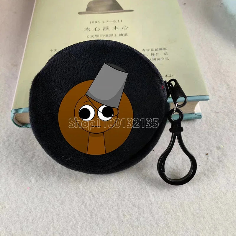 Sprunki Coin Purse Wallet Kawaii Game Cartoon Anime Portable Money Coin Storage Bag Cute Mini Card Purses Key Organiser Gifts