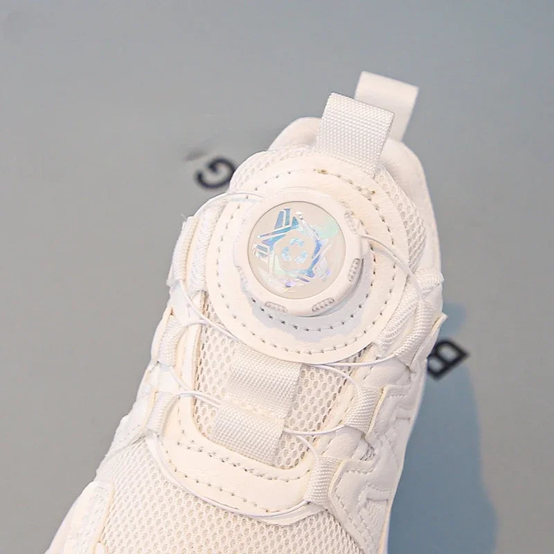 Kids Shoes for Boy Spring Autumn School Children White School Tennis Sneakers Breathable Fashion Girls Chunky Basketball Shoes