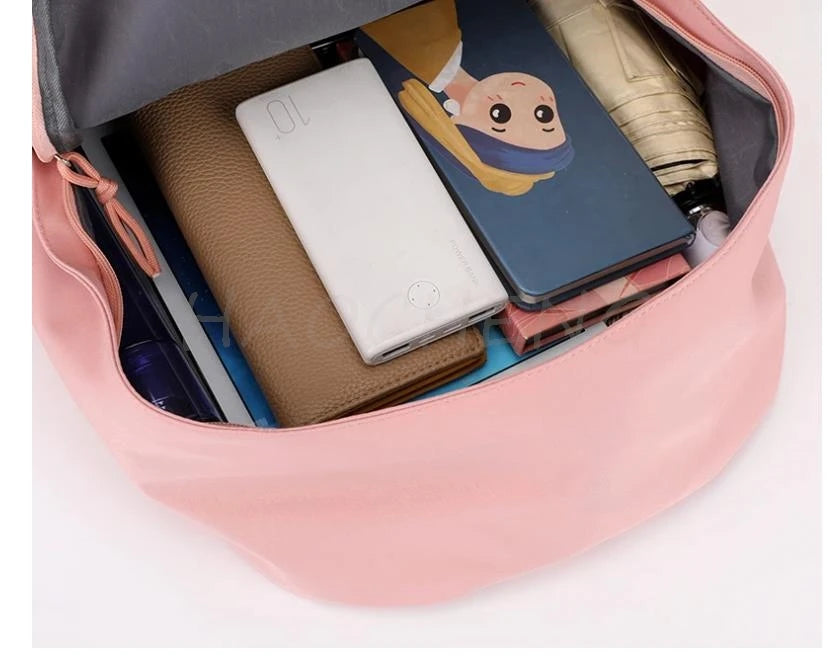 New Sprunki 3Pcs/set Student Boy Girl Schoolbag Colorful Backpack Children Teenager Cartoon School Bookbag with Lunch Bag Gift