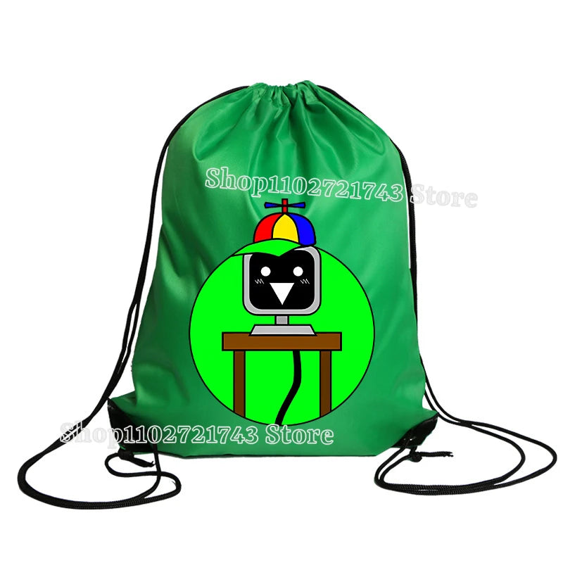 Sprunki Drawstring Backpacks for Men Women Cartoon Anime Fashion Sports Fitness Yoga Portable Pouch Students Draw String Bags