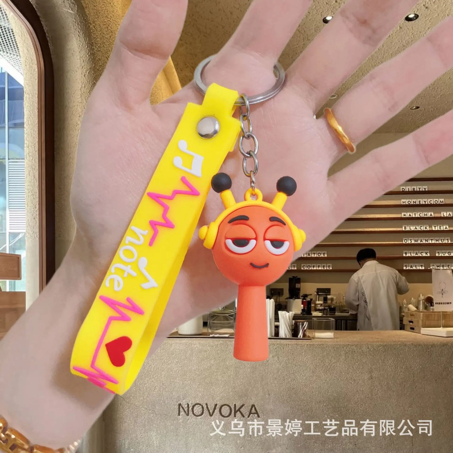 Cartoon Sprunki Keychains for Kids Backpack Keyrings PVC Key Chains Men Women Car Pendants Rings Game Charms Accessories Gift