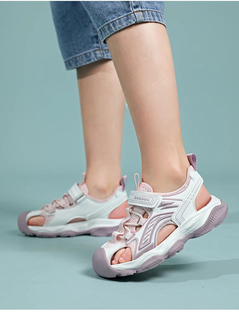 Kids Sandals Breathable Sports Shoes Anti-slip Covered Toe Summer New Arrival Children's Footwear Comfortable Lightweight