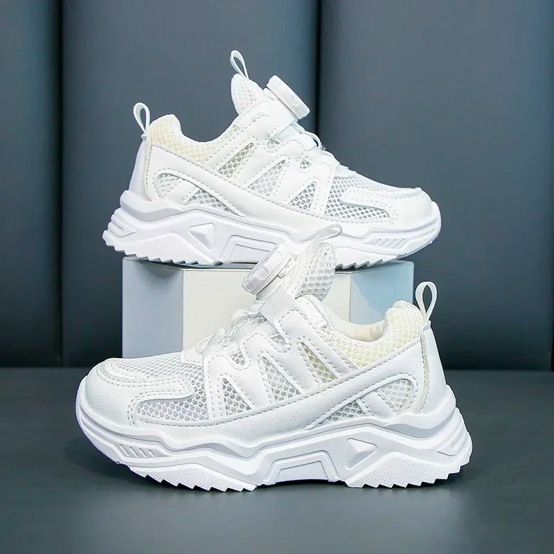 Kids Shoes for Boy New Running Versatile Girls Fashion Sneakers White Classic Trend Children Causal Basketball Shoes Breathable
