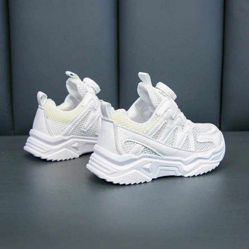 Kids Shoes for Boy New Running Versatile Girls Fashion Sneakers White Classic Trend Children Causal Basketball Shoes Breathable