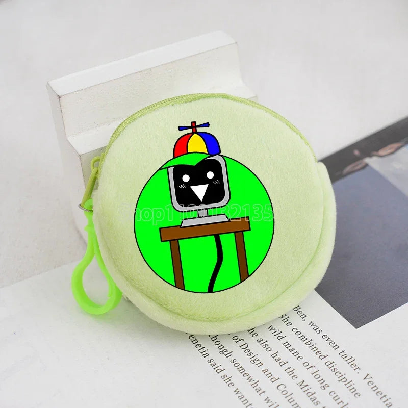 Sprunki Coin Purse Wallet Kawaii Game Cartoon Anime Portable Money Coin Storage Bag Cute Mini Card Purses Key Organiser Gifts