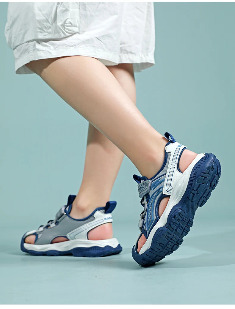 Kids Sandals Breathable Sports Shoes Anti-slip Covered Toe Summer New Arrival Children's Footwear Comfortable Lightweight