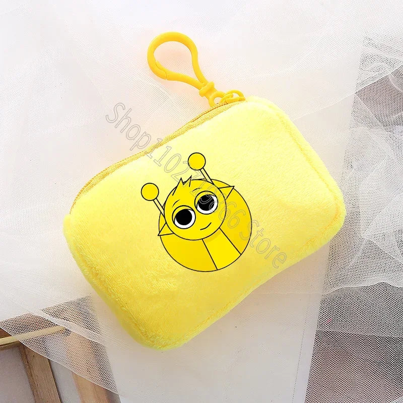 Sprunki Wallet Incredibox Cute Purse Cartoon Game Print Coin Purses Portable Large Capacity Fashion Wallets Birthday Party Gifts
