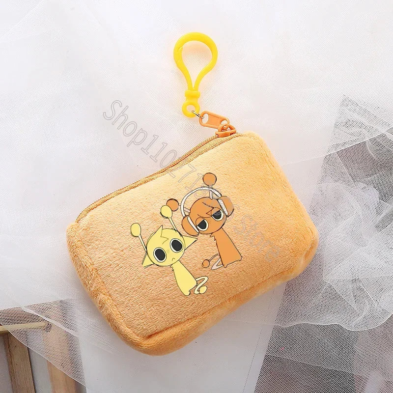 Sprunki Wallet Incredibox Cute Purse Cartoon Game Print Coin Purses Portable Large Capacity Fashion Wallets Birthday Party Gifts