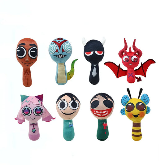 Sprunki Plushies Toy  Sprunki Plush  Doll Cartoon Stuffed Plush Toy Tungtungtung Sahur Plush Tralalelo Tralala Toys For Kids