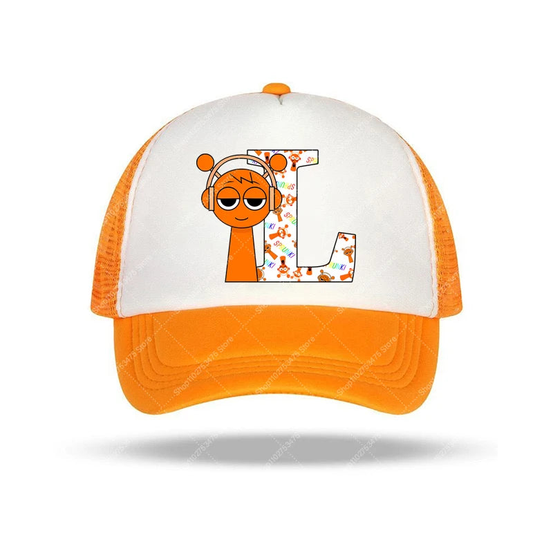 Sprunki Kids Cute Baseball Cap Children Cartoon Hats Boy Girl Anime Fashion Caps Summer Casual Hat Accessories Sunbonnet Gifts