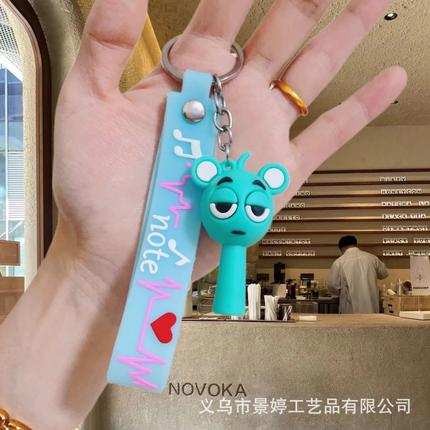 Cartoon Sprunki Keychains for Kids Backpack Keyrings PVC Key Chains Men Women Car Pendants Rings Game Charms Accessories Gift